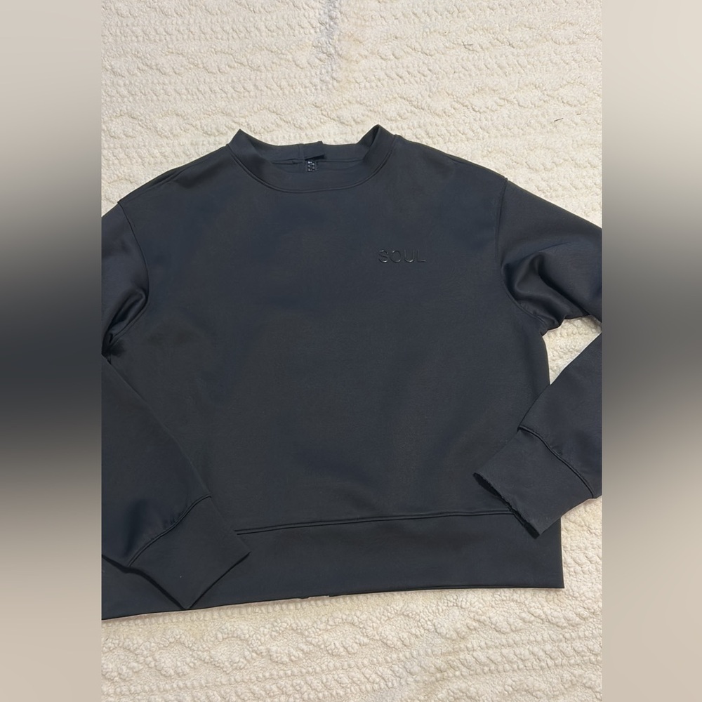 SoulCycle Women's Black Crewneck Sweater